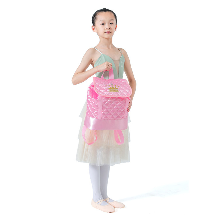 Red dance shoe bag fashion dance package girls ballet dress accepts shoulder bookbag custom logo