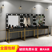  Photo studio dressing table with lamp School bridal shop Beauty salon special dressing table Professional makeup artist makeup table Large