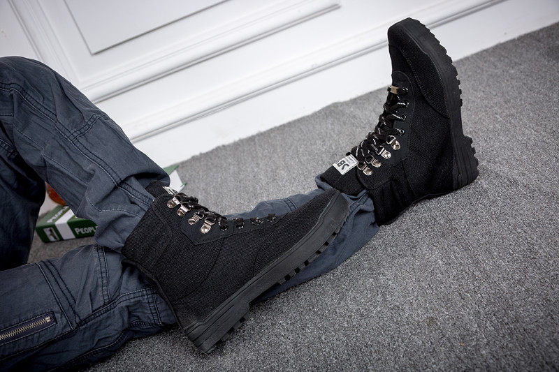 Bottes militaires en toile - dérapage - Ref 1400370 Image 14