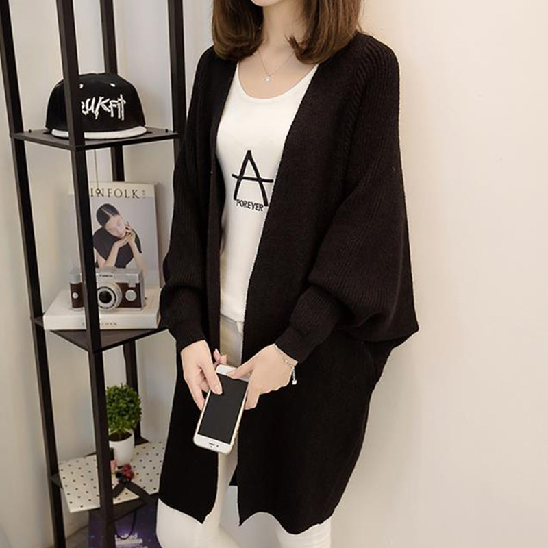 Cardigan jacket women's knitted autumn 2021 new net red lazy wind wild women's sweater very fairy top