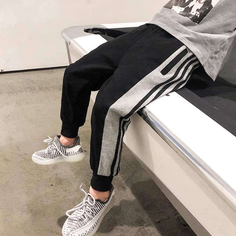 Chàng trai quần mùa xuân và mùa hè trẻ em sweatpants cậu bé mỏng giữa trẻ em lớn quần mất quần cotton.