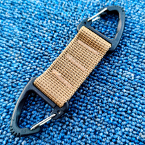 Nylon Fast Hanging Outdoor Multifunction Key Buckle Mountaineering Buckle Backpack Belt Hanging Buckle Mountaineering Travel Portable Accessories