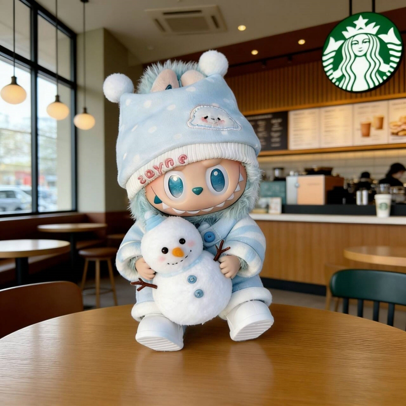 First, Second, and Third Generation Labubu Doll Clothes, Labubu 3.0 High-Energy Series, 17cm Doll Universal Toy Clothes