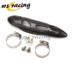 OTOM sửa đổi off-road ống xả xe máy sợi carbon chống nóng tấm bảo vệ ống xả tấm chống sắt - Ống xả xe máy pô tay ga Ống xả xe máy