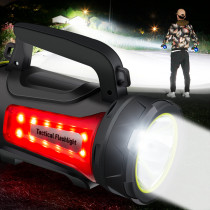 High-light flashlight Super bright rechargeable long-range probe portable light led outdoor household high-power xenon lamp