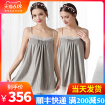 Add incense radiation-proof clothing Maternity clothing Pregnant women radiation-proof four-season sling wear silver fiber to work belly