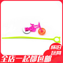 Childhood 80s retro retro pull bar mini gear motorcycle Childrens puzzle bicycle bicycle toy hot sale