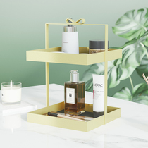 ins desktop skin care rack light luxury bedroom cosmetics multi-layer storage rack dressing table finishing storage rack