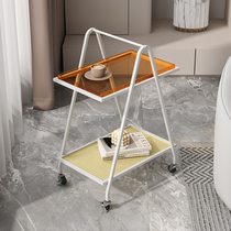 Light and luxurious sofa edge a few small tea table Living room sofa Bourbon creative corner Several movable shelve small side table with wheels