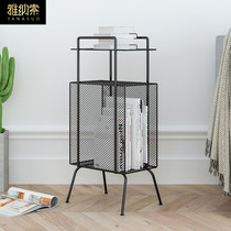 Light luxury simple modern bedside table small bedside cabinet rack mini simple landing Nordic wind ins