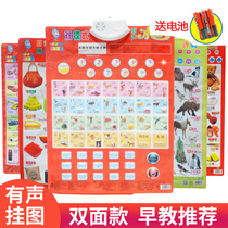 Baby Enlightenment Early Education sound wall chart young children hanging pictures phonetic literacy phonetic alphabet cognitive toys 2-3 years old