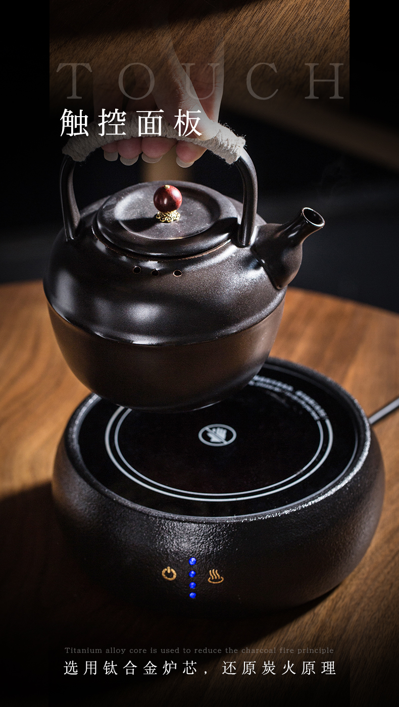 And hall girder kettle suit household electric heating electric TaoLu filtering teapot cooking kettle black tea is special