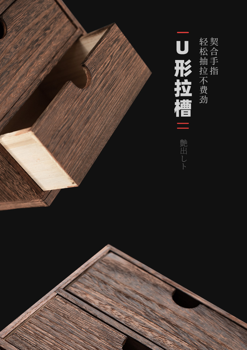 Pu 'er tea cake box box packing box solid wood, multi - layer receive a box of white tea tea ano high drawer tea boxes