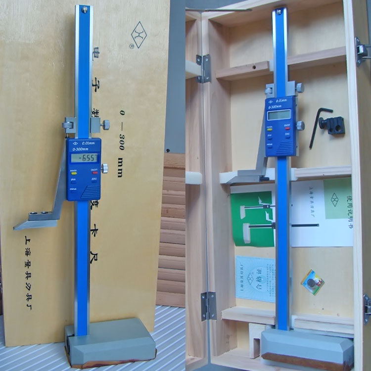 Measure digital height gauge 0-300*0 01mm Shanghai electronic height gauge vernier height gauge