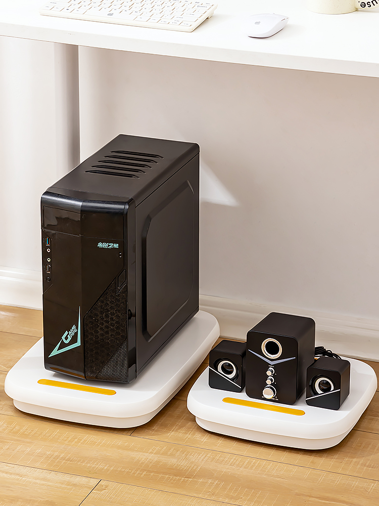 Computer host bracket base increased e-sports room under the table desktop chassis increased pad removable increased base