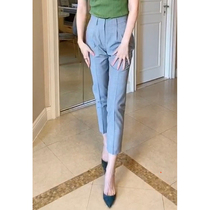  As soon as possible SHAPE Wang Xiao private clothes autumn wool casual trousers straight thin slim all-match ol commuter trousers