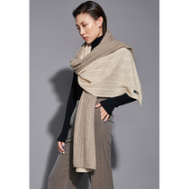  As soon as possible SHAPE Wang Xiao dashing sisters private clothes cashmere color scarf autumn and winter warmth wild bib shawl dual-use