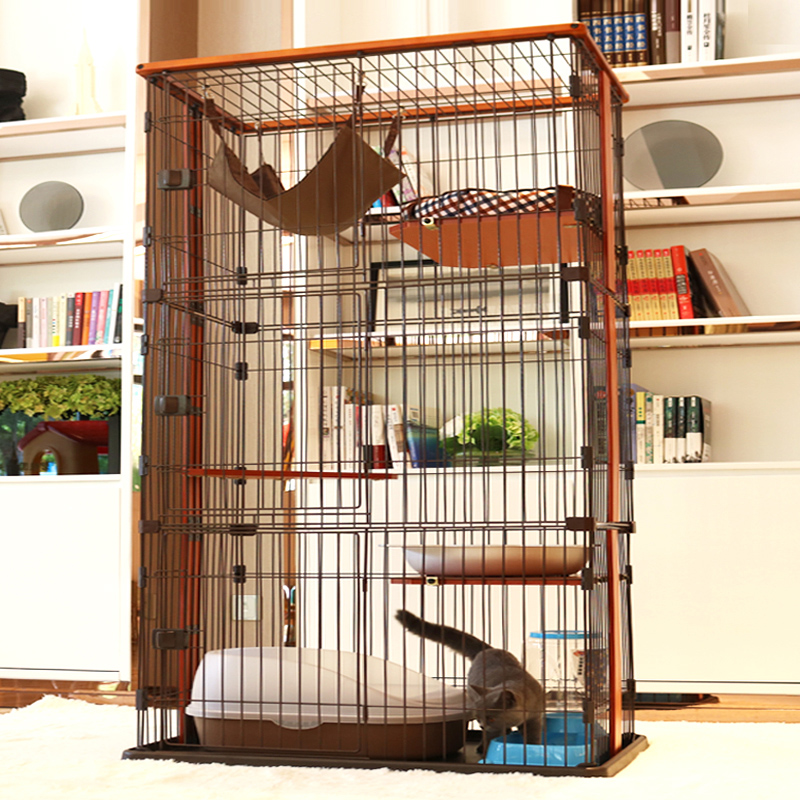Cat Cage Big Cat Cage Cat Cage Cat Villa home Indoor Double Cat House Cat Nest Clear Barn Cat Fencing Supplies