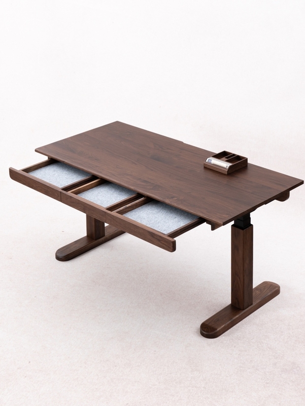 Mu Xiaobei's "Perfect Height-Adjustable Desk with Cable Management Drawer, Wooden Enclosure, and Power Strip Included, 45 Days+ for Delivery Mu Xiaobei's "Perfect Height-Adjustable Desk with Cable Management Drawer, Wooden Enclosure, and Power Strip Included, 45 Days+ for Delivery
