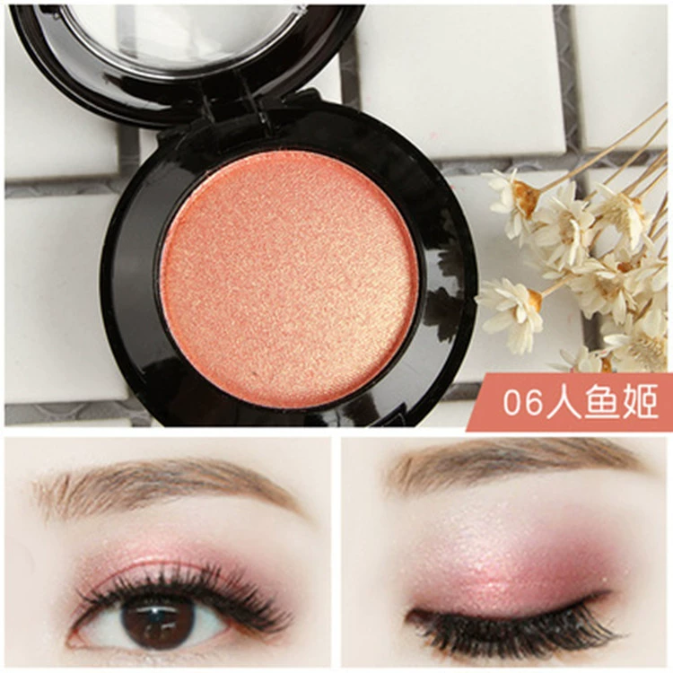 Giai đoạn hiệu suất của trẻ em đơn sắc ngọc trai eyeshadow cô dâu nơi làm việc màu xanh hoa hồng đỏ trắng xanh hộp đêm trang điểm