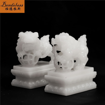 Banderras Natural Jade Lions Swing Pieces A Pair Of Palace Lions Jade Carved Living Room Office Swing Piece Business Gift