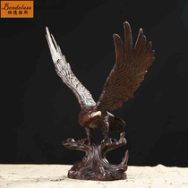 Banderras Pure Copper Large Exhibition Macro Picture Eagle Pendulum Pieces Living Room Bully Decoration Office Handicraft Swing Pieces