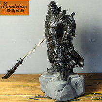 Banderras Guan Public Swing Piece Natural Jade Engraving Chinese Style Large Number Living Room Home Dedicated to Opening Gift