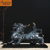 Banderras Pure Copper copper leopard Pendulum Pieces of Finance Bronze Pendulum pieces Office Desktop Pendulum Pieces Business Gifts