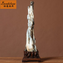 Banderas Myanmar tree jade ornaments home accessories natural blue water large floor office decoration