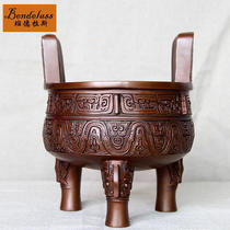 Banderras Pure Copper Pendulum with Tripod Pieces Office Decoration Pendulum Pieces Bronze Handicraft Upscale Company Opening Gifts