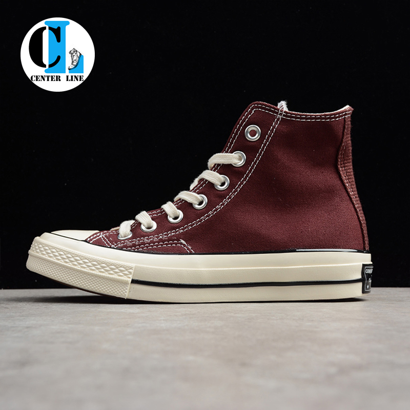 Converse 1970s Converse Samsung tiêu chuẩn rượu vang đỏ thấp để giúp giày vải cao 162059C 162051C giầy cầu lông kumpoo