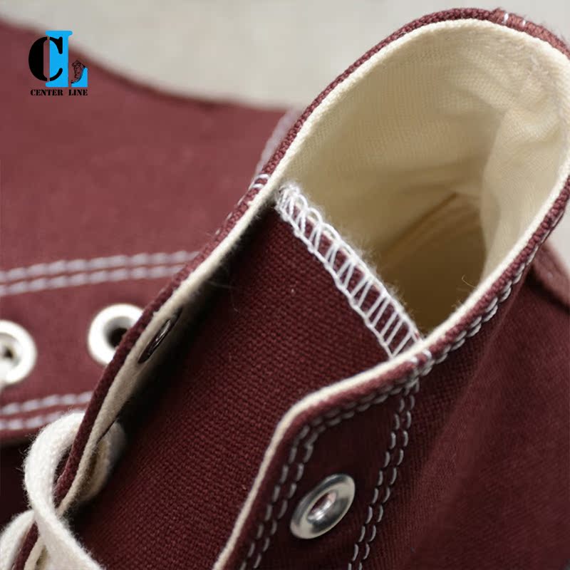 Converse 1970s Converse Samsung tiêu chuẩn rượu vang đỏ thấp để giúp giày vải cao 162059C 162051C giầy cầu lông kumpoo