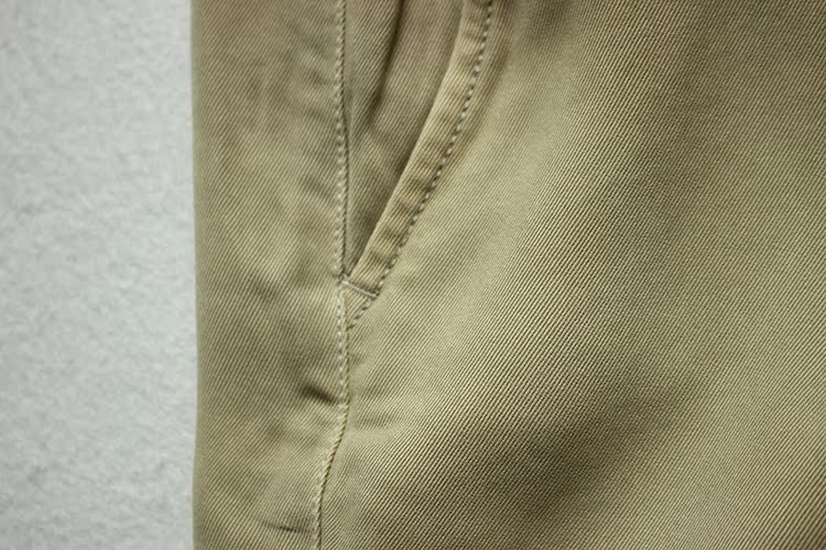 Mùa hè mới Sven retro men nặng lụa dệt lụa dệt quần short Bermuda quần thường quần short kaki nam