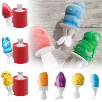 American zoku household popsicle mold animal shape popsicle grid baby fruit silicone ice stick machine food grade