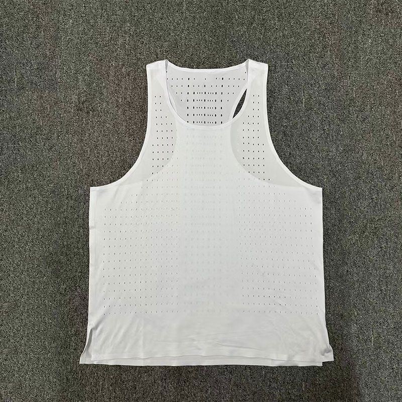 Track and Field Perforated Adhesive Vest for Men and Women, New Marathon Quick-Drying Training Running Cross-Border Hot Item, Can Add Logo Track and Field Perforated Adhesive Vest for Men and Women, New Marathon Quick-Drying Training Running Cross-Border Hot Item, Can Add Logo