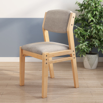 Solid wood book table and chairs Home Office Brief for children Learn to write leaning back chair Correcting Sitting Student Lift Chair