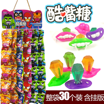  30 Christmas Tooth candy Toy Sugar Creative Lollipop Childrens diamond sugar fruity commissary snacks