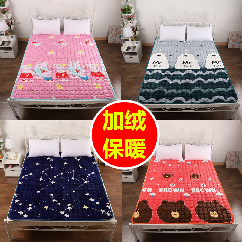 Two sides with mattress rental room 1 2 m soft mattress bedding room single student 0 9 folding can wash 35 folding