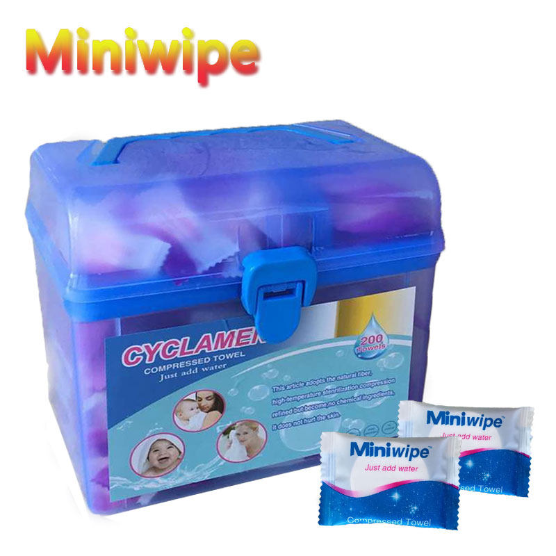 miniwipe compressed towel 500 grain pure cotton disposable towel travel home thickened speed dry cleaning face towels
