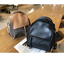 2022 new fashion double-use female bag Oxford soft skin double shoulder bag female leisure wild mass travel backpack