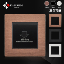 Carlosim plug-in card switch Hotel switch Hotel Hotel switch socket panel 40A arbitrary card