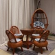 Wicker ghế ba mảnh bàn ban công và ghế bàn cà phê kết hợp ghế mây thật tựa lưng sân vườn giải trí bàn ghế mây - Bàn ghế ngoài trời / sân bàn ăn ngoài trời
