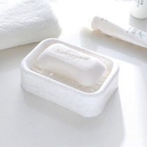 Drain soap box Household Nordic creative large soap holder without lid Plastic simple European double-layer soap box