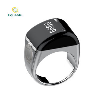 High-Quality Gold Smart Ring Equantu Hot-Selling Gift Qb702 Bluetooth Smart Counting Ring Counter