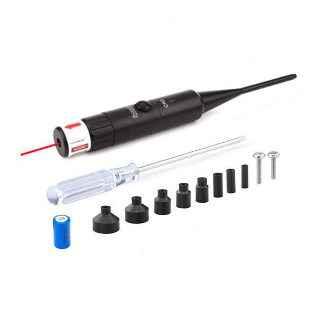 9 Adapter No-Tuning Red and Green Laser Calibrator Front-Insert Laser Locator Laser Calibrator Aiming Device