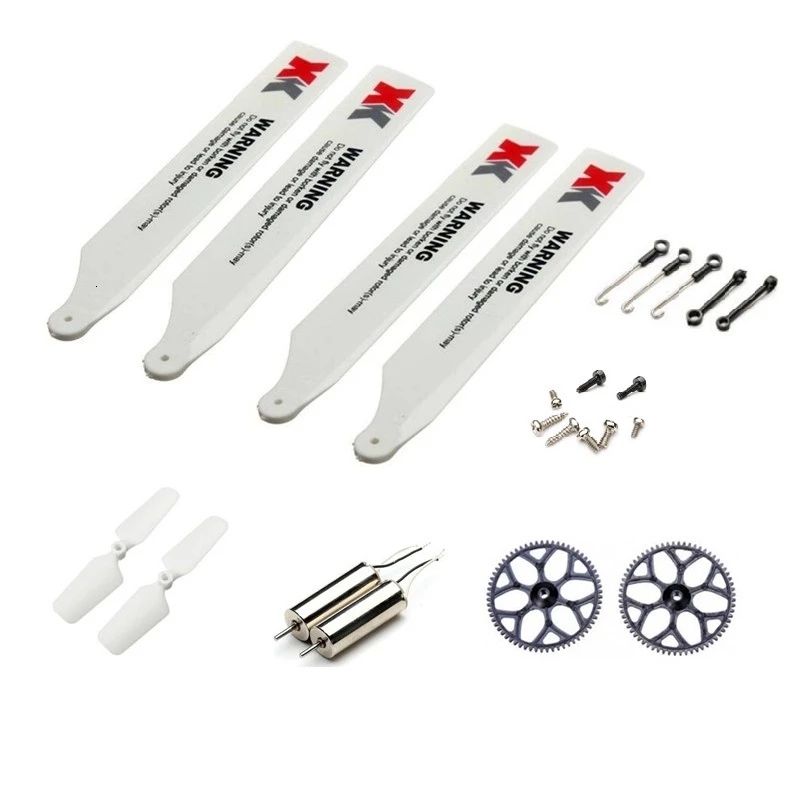 Wltoys XK Weili K110S Helicopter K110 Vulnerable Parts Package Propeller Gear Screw Tail Propeller Link