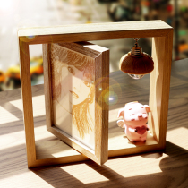 Handmade birthday gifts for girls to send girlfriends girlfriends girlfriends woodcut custom photos diy creative