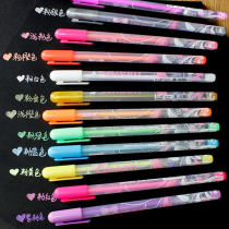 Tim Qi chalk pen handmade diy photo album sticky black cardboard special pen graffiti brush watercolor painting painting