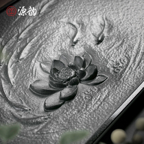 Natural urkin stone tea tray Chinese stone drainage size number tea table Home light lavish minimalist Tea tray tea tray tea tray