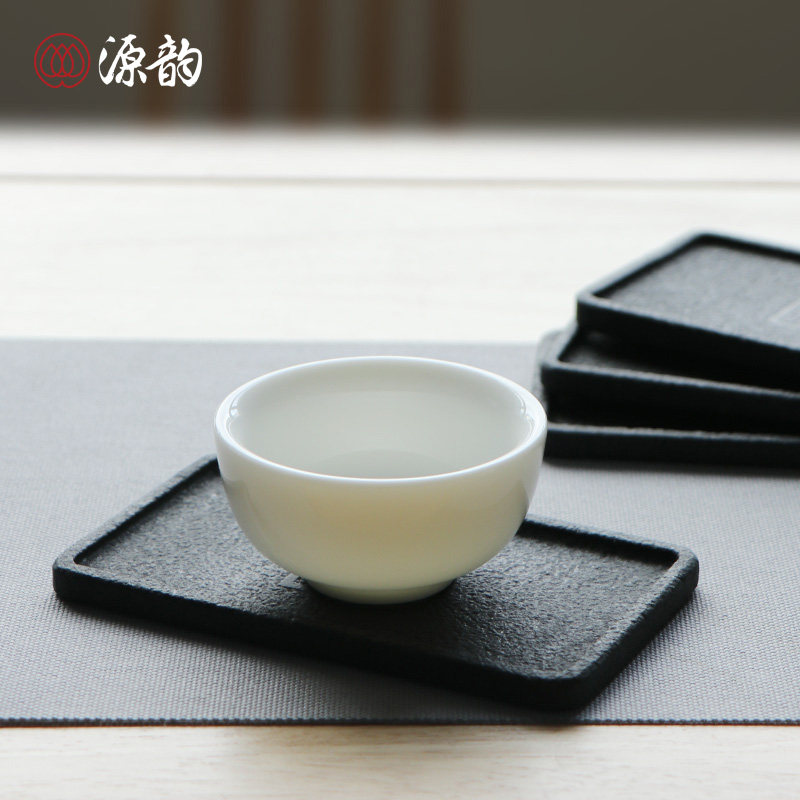 Yuanyun Wujinshi coaster stone tea cup kung fu tea ceremony accessories zero insulation pot Japanese tea ceremony